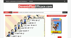 Desktop Screenshot of devenirplusefficace.com